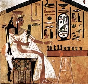 Nefertari che gioca a Senet (papiro)