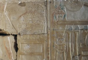 Rilievo, Tempio di Ramses II, Abydos, Egitto, civiltà egizia, Nuovo Regno, Dinastia XIX da Egyptian 19th Dynasty