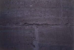 Rilievo che mostra la facciata del tempio di Amon, completato da Ramses II (1298-32)