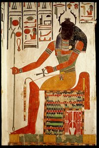 Il dio Khepri, dalla Tomba di Nefertari, Nuovo Regno da Egyptian 19th Dynasty