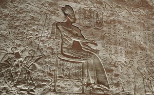 Il grande tempio di Abu Simbel da Egyptian 19th Dynasty
