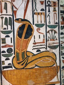 Tomba di Nefertari / Dea egizia Wadjet da Egyptian 19th Dynasty