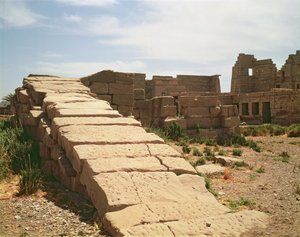 Nilometro, dal Tempio Mortuario di Ramses III, Nuovo Regno