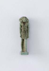 Figura in piedi della divinità Khnum, periodo Saite, 664-525 a.C.