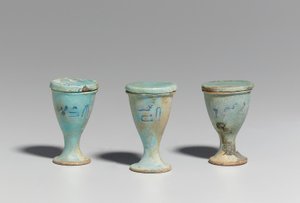 Tre coppe, 664-30 a.C., Periodo Tardo - Tolemaico