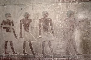 Artigiani dalla parete sud della Cappella Mastaba di Ti, Antico Regno