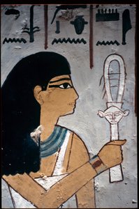 Antico Egitto, pittura murale, Tomba di Sennufer, Tomba dei Nobili, Tebe