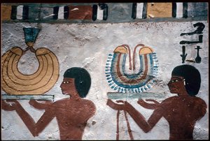 Antico Egitto, Pittura murale, Tomba di Sennufer, Tomba dei Nobili, Tebe da Egyptian Egyptian