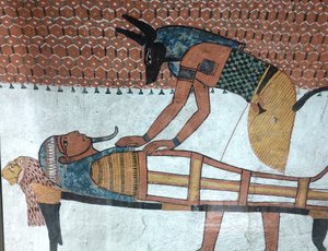 Anubi, Tomba di Inherkhaou, Deir El Medineh da Egyptian Egyptian