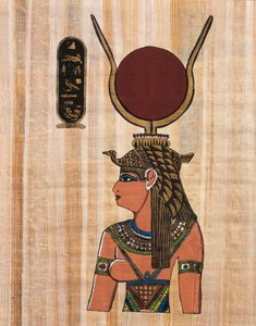 Cleopatra VII, ricostruzione di un rilievo dal tempio di Kom Ombo da Egyptian Egyptian