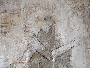 Disegno di un uomo, tomba di Ramose