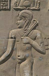 Egitto, Deserto Libico, Oasi di Al-Dakhilah (Dakhla), rilievo nel tempio egizio da Egyptian Egyptian