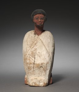 Modello di proprietario di barca, 2040-1648 a.C. (legno dipinto) da Egyptian Egyptian