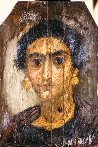 Ritratto di una donna, c.100-300 da Egyptian Egyptian