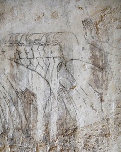 Schizzo di un gruppo di donne, tomba di Ramose da Egyptian Egyptian