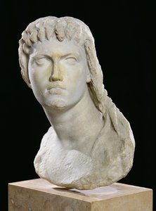 Busto di Cleopatra II (172-116 a.C.) o di sua figlia Cleopatra III (141-101 a.C.) da Egyptian Ptolemaic Period