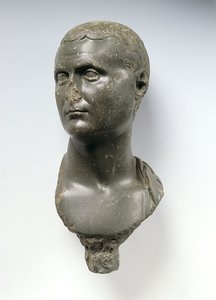 Busto di un nobile romano, detto Marco Antonio (c.82-30 a.C.), possibilmente da Alessandria, Egitto, 50 a.C. - 50 d.C. da Egyptian Ptolemaic Period