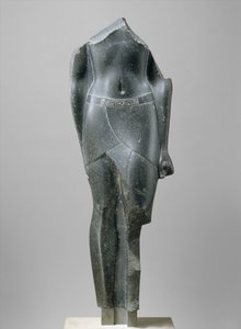 Torso di un re tolemaico, inciso con cartigli di un tardo Tolomeo da Egyptian Ptolemaic Period