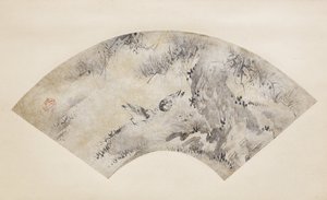 Uccelli e pino, circa 1570-1590 da Eitoku Kano