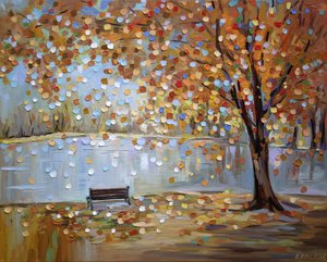 Panchina autunnale da Ekaterina Ermilkina