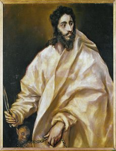 San Bartolomeo, apostolo (dipinto su tela) da El (1541-1614) Greco