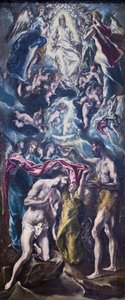 Il battesimo di Cristo da El (1541 1614) Greco