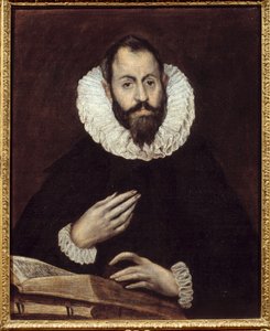 Ritratto di uomo. Dipinto di Domenikos Theotokopoulos detto El Greco da El Greco