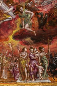 Altare portatile: pannello centrale che raffigura un