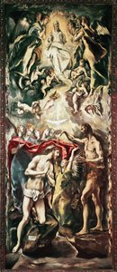 Il battesimo di Cristo da El Greco