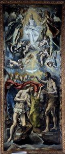 Il battesimo di Cristo da El Greco