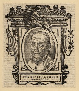 Ritratto di Giorgio Giulio Clovio, miniatore, miniaturista e pittore nato in Croazia, attivo nel Rinascimento italiano da El Domenico (after) Greco
