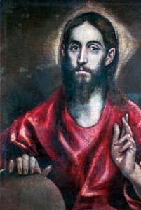 Cristo benedicente il Salvatore del Mondo, XVII secolo da El Greco