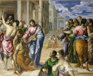 Cristo guarisce il cieco, ca. 1570
