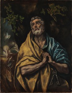 Norvegese Bokmål:  Den angrende Peter Le lacrime di San Pietro da El Greco