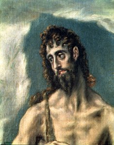 SS. Giovanni Evangelista e Giovanni Battista (dettaglio) da El Greco