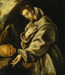 San Francesco in meditazione da El Greco