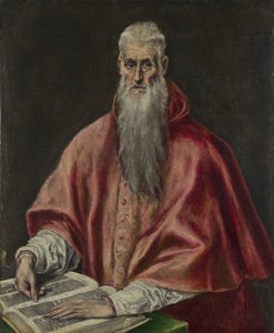 San Girolamo come Cardinale, 1590-1600 da El Greco