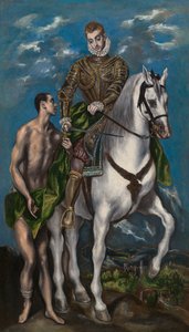 Sankt Martin und der Bettler da El Greco