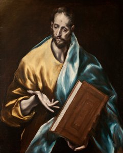 Spagnolo:  El apóstol Santiago el Menor Apostolo San Giacomo il Minore da El Greco