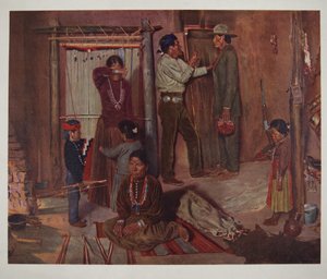 Partenza per la Carlisle Indian School da Elbridge Ayer Burbank