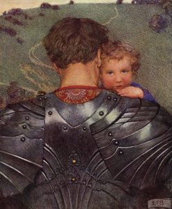 Sebbene un leone nel campo, Un agnello a turno lo troverai da Eleanor Fortescue Brickdale