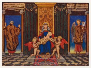 Canti di Natale: Pace sulla Terra da Eleanor Fortescue Brickdale