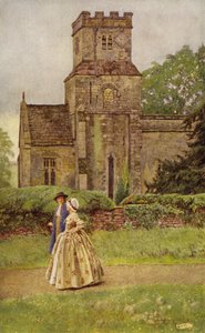 Lascio la chiesa durante il sermone da Eleanor Fortescue Brickdale