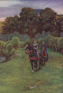 Illustrazione per Idylls Of The King di Alfred Lord Tennyson da Eleanor Fortescue Brickdale
