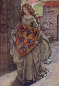 Illustrazione per Idylls Of The King di Alfred Lord Tennyson da Eleanor Fortescue Brickdale
