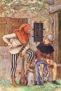 Illustrazione per La raccolta di Fratello Hilarius di Michael Fairless (litografia a colori) da Eleanor Fortescue Brickdale