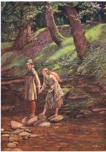 Rosalind e Celia da Eleanor Fortescue Brickdale