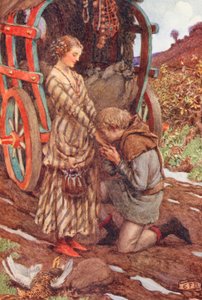 Illustrazione per The Gathering of Brother Hilarius di Michael Fairless da Eleanor Fortescue Brickdale