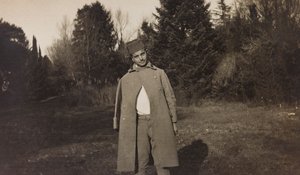Album della Prima Guerra Mondiale in Friuli-Venezia Giulia: ritratto di un cadetto prigioniero austriaco a Villa Brazzà, sede del 17° Ospedale di guerra a Soleschiano Manzano da Elena Bianconcini