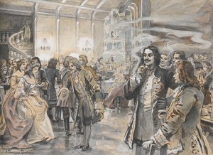 Celebrazioni pasquali alla corte di Pietro il Grande da Elena Petrovna Samokish Sudkovskaya